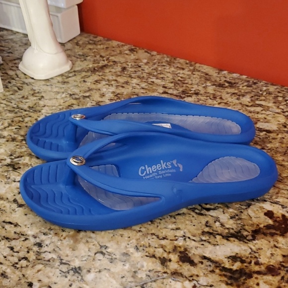 Tony Little CHEEKS Medallion Health Sandals, One Piece Foot - Foto 8